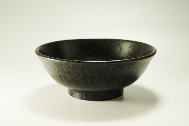 美濃焼】ザラ黒 20cm ラーメン丼 径20．8cm×高さ8cm