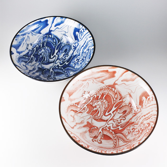 ドラゴン68ラーメン丼（紺）／ドラゴン68ラーメン丼（赤）