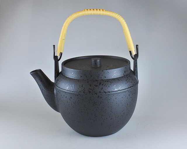 割れにくい】飲食業・施設向き プラスティック樹脂製 黒石目土瓶