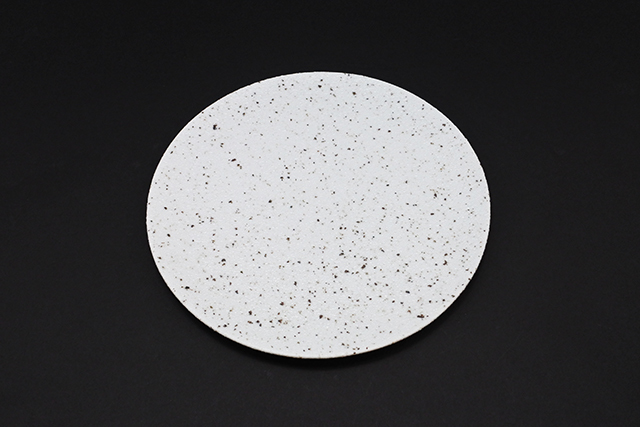 美濃焼】白御影22cm丸皿 直径22．2cm×高さ1．5cm