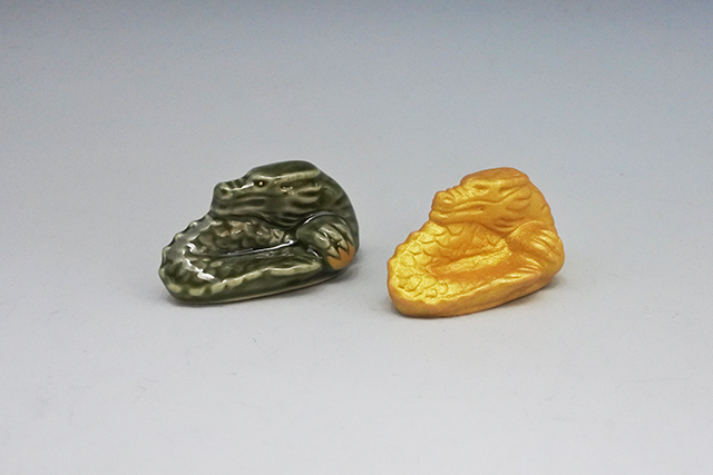 レターパック可【美濃焼】干支 辰 龍 箸置き 5cm×2．5cm×高さ2