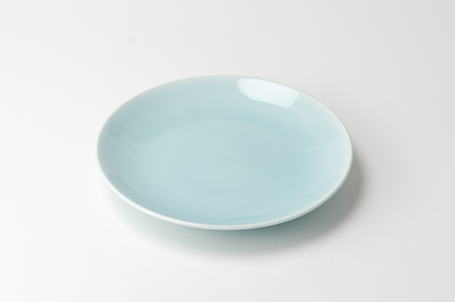 有田焼】青白磁1尺丸皿 30cm