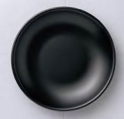 黒マット２２ｃｍ深皿