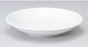 白磁２２ｃｍ深皿