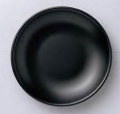 黒マット２２ｃｍ深皿