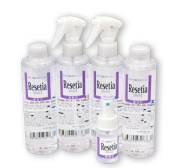 リセッティア4本組（210ml×4本、携帯ミニスプレー30ml×１）・スプレイヤー2本