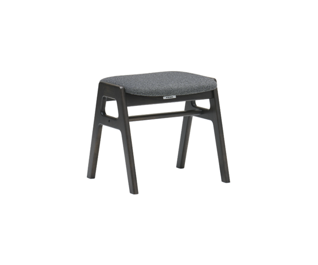 スタッキングスツール　セラム ダークグレー（木部シアーブラック）