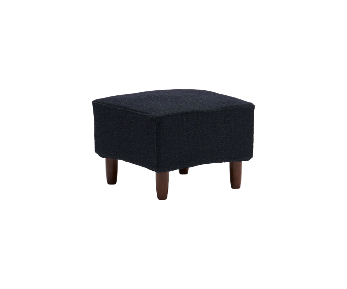 オットマンカバー　ミックスネイビー