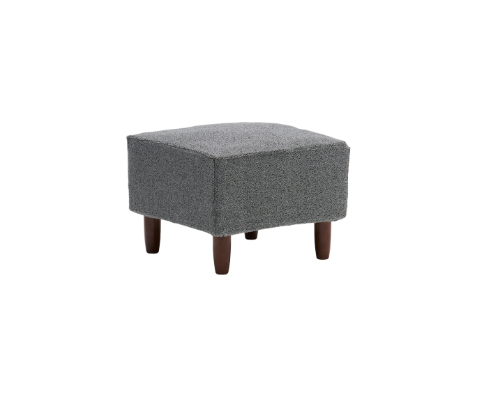 オットマンカバー　ミックスグレー