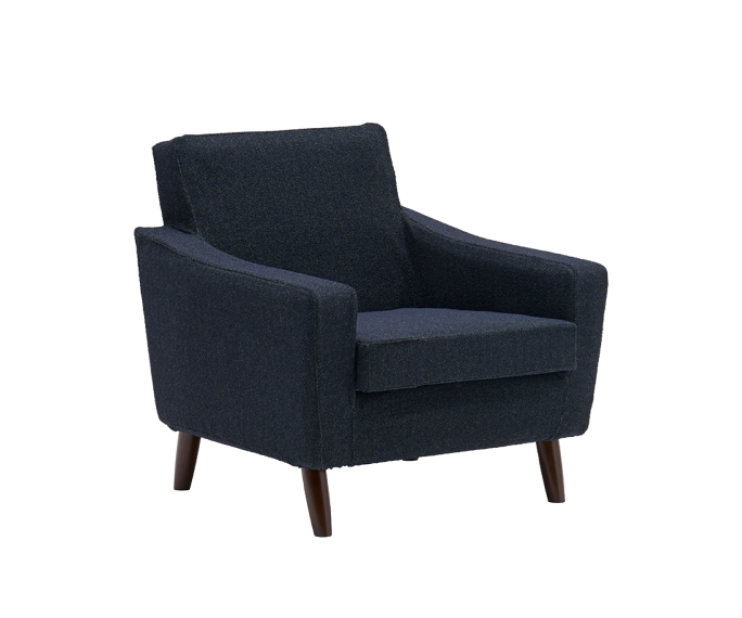 ロビーチェア　1シーター用カバー　ミックスネイビー