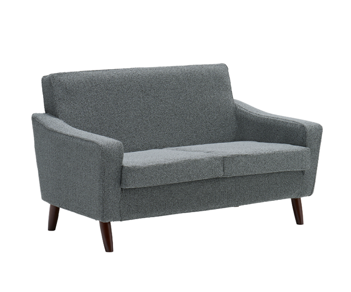 ロビーチェア　２シーター用カバー　ミックスグレー