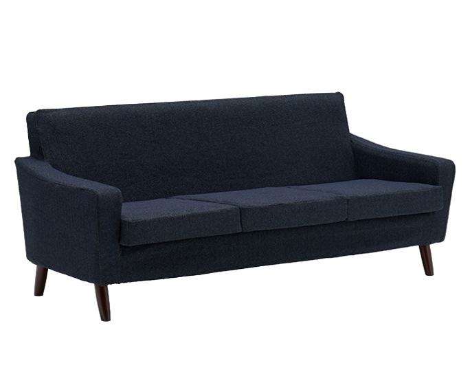 ロビーチェア　3シーター用カバー　ミックスネイビー