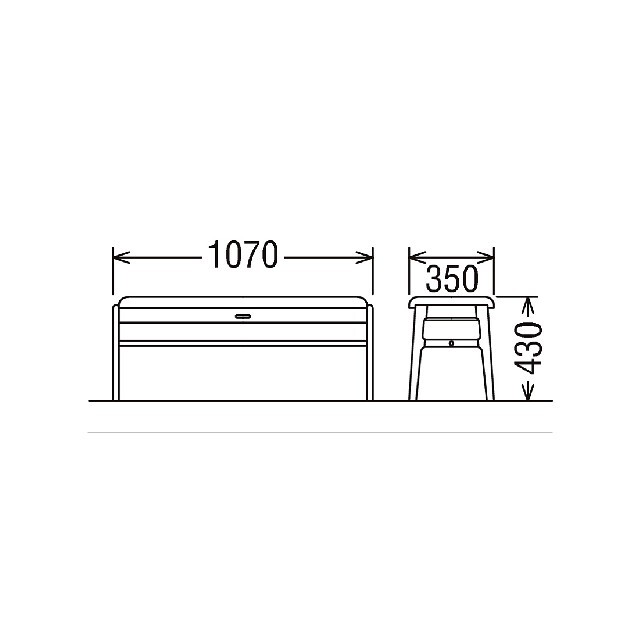 ベンチ｜オフィシャルショップ｜カリモク60オフィシャルショップ