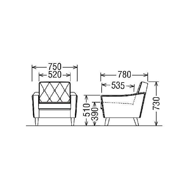 取付無料！オールドカリモク ロビーチェア 1シーター合皮肘掛け付きソファ2脚✨ カリモク60 ロビーチェア 1シーター スタンダードブラック