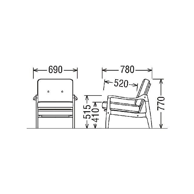 フレーム1シーター｜オンラインストア｜カリモク60オフィシャルショップ