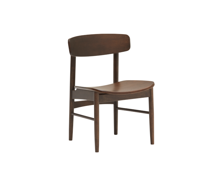 Ｔチェア板座　モカブラウン色