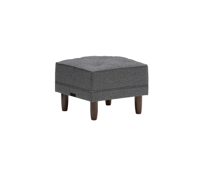 オットマン　セラム ダークグレー
