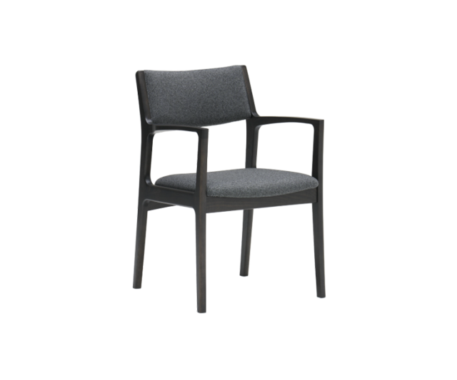 ダイニングチェア　セラムダークグレー（木部シアーブラック）