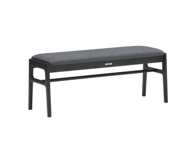 ベンチ　セラム ダークグレー（木部シアーブラック）