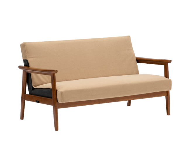 Ｋチェア　２シーター用カバー　クリンプベージュ