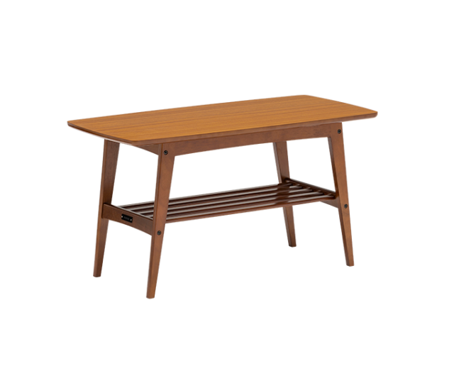 リビングテーブル　小　ウォールナット色