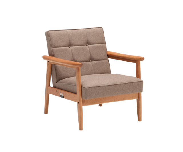 Kチェア　1シーター　フラノベージュ