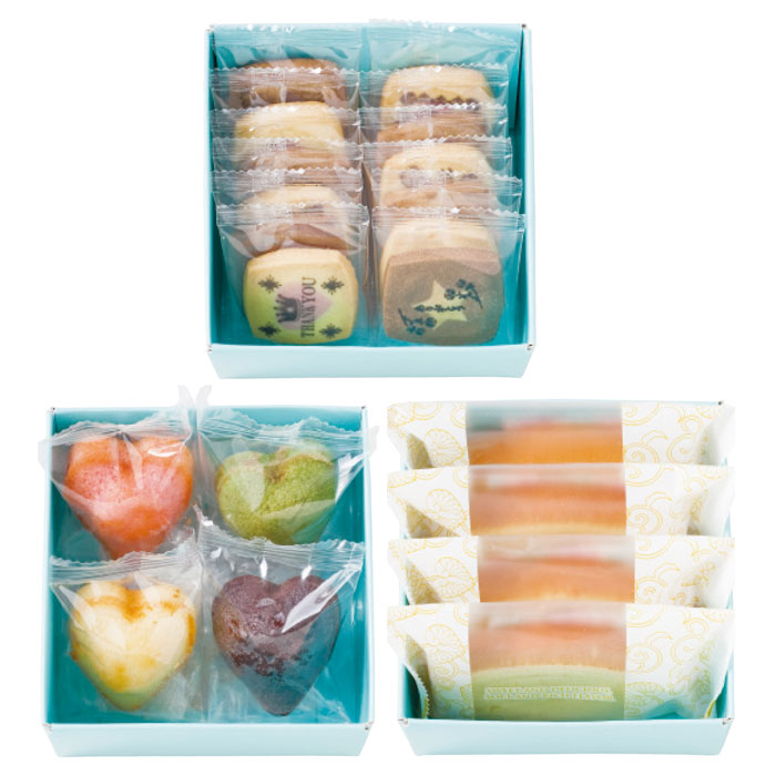 名入れ焼菓子(ありがとうクッキー&バウム&ハートフィナンシェ) TC-24
