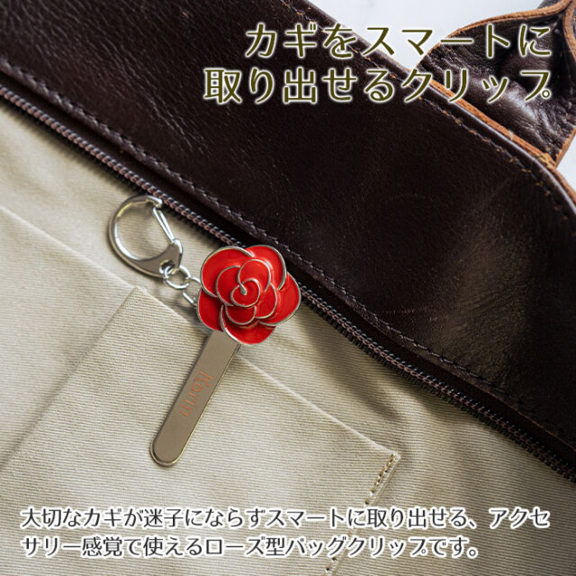 カギをスマートに取り出せるクリップ