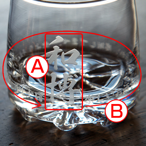 バーゼル ロックグラス [名前入れ酒器の贈り物]