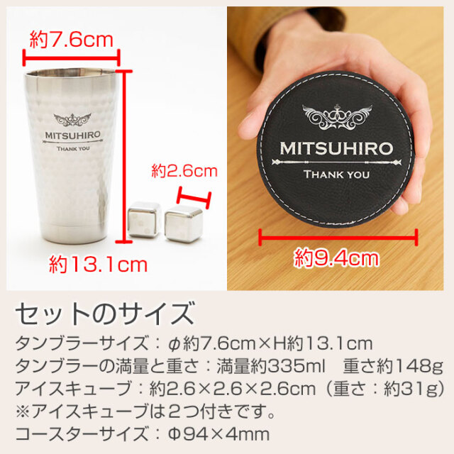 セットのサイズ