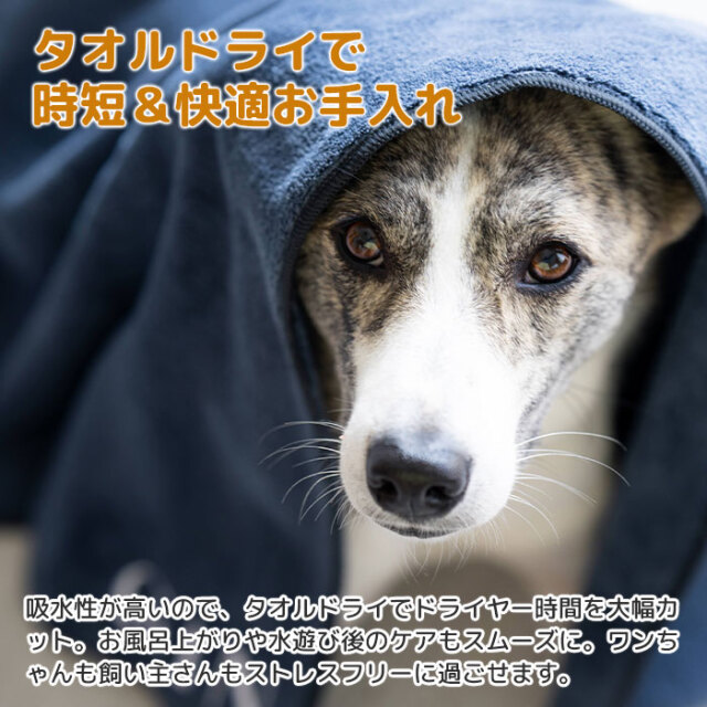 タオルドライで時短＆快適お手入れ