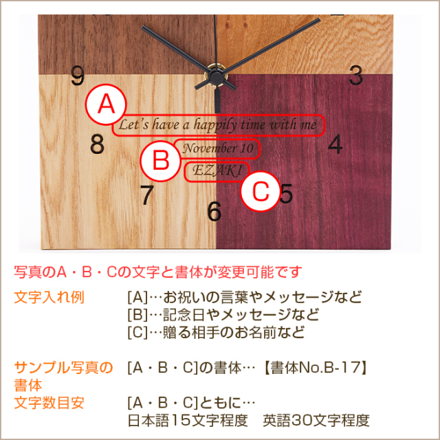 文字入れ内容