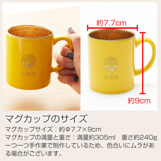 マグカップのサイズ