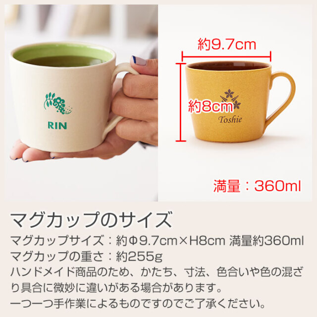 マグカップのサイズ