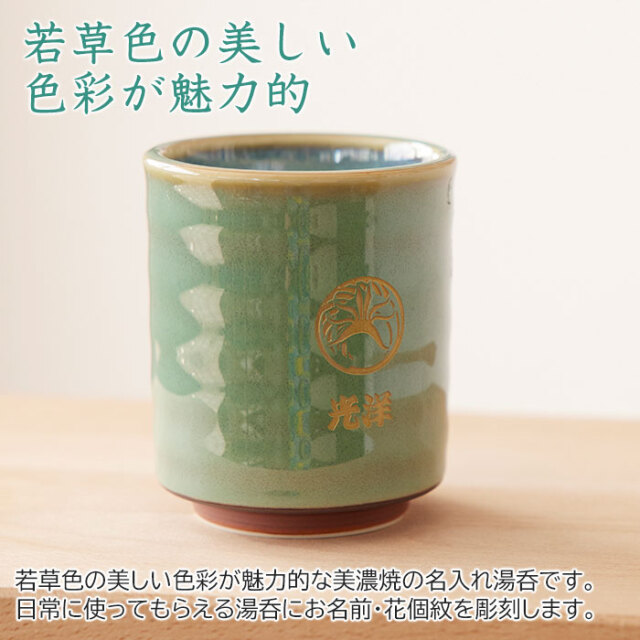 若草色の美しい色彩が魅力的