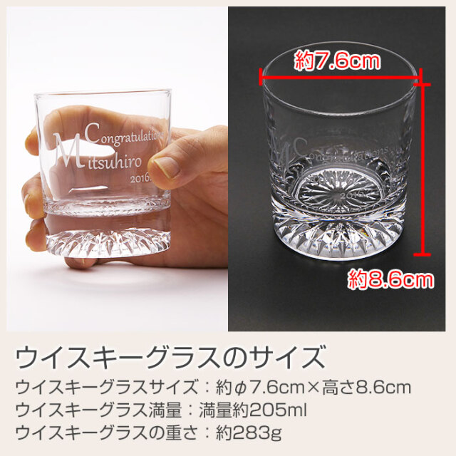 ウイスキーグラスのサイズ