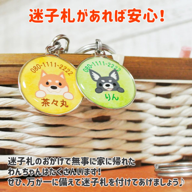 迷子札があれば安心！