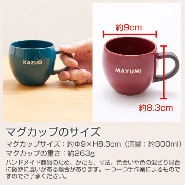 マグカップのサイズ
