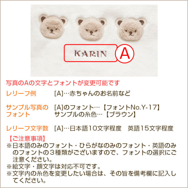 文字入れ内容
