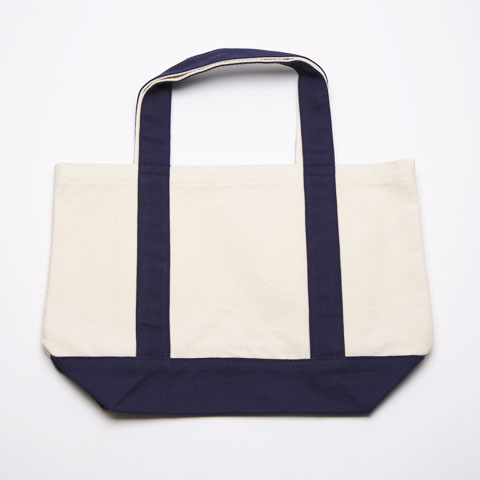 誕生日などに丈夫な帆布バック・刺繍で名入れ　ミニヘビートートバック