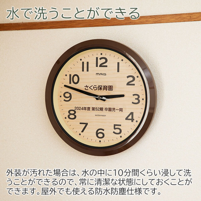 水で洗うことができる