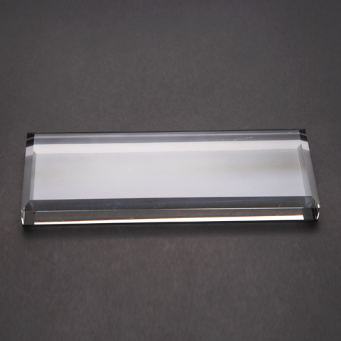 オーダーメイドペット位牌・メモリアルクリスタル　ミラー　手元供養+仏器・茶湯器セット