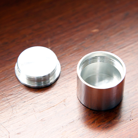 御遺骨収納（クリア）(ピンク）ペット位牌のペット仏器