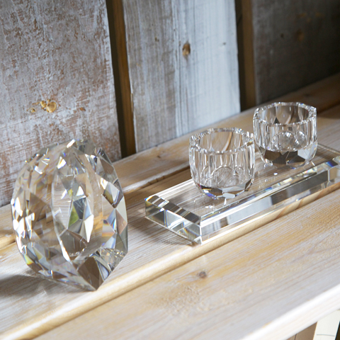 メモリアルクリスタル　シェル　PHOT用　仏器・茶湯器セット