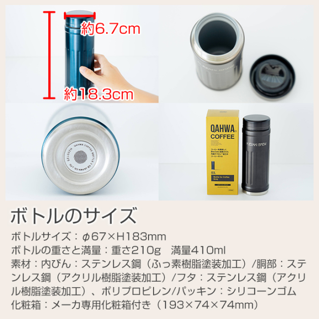 ボトルのサイズ