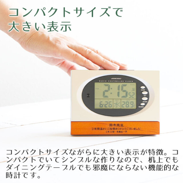 コンパクトサイズで大きい表示