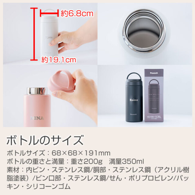 ボトルのサイズ