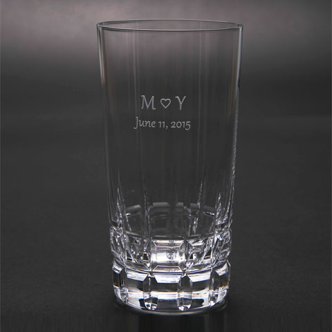 オリジナルハイボールグラス　ダイヤカット　[手描き・オリジナルデザイン]