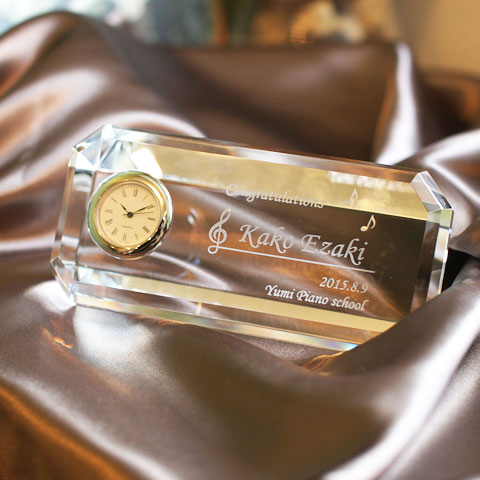 オリジナル置き時計　アングル　[手描き・オリジナルデザイン]