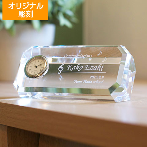 オリジナル置き時計　アングル　[手描き・オリジナルデザイン]